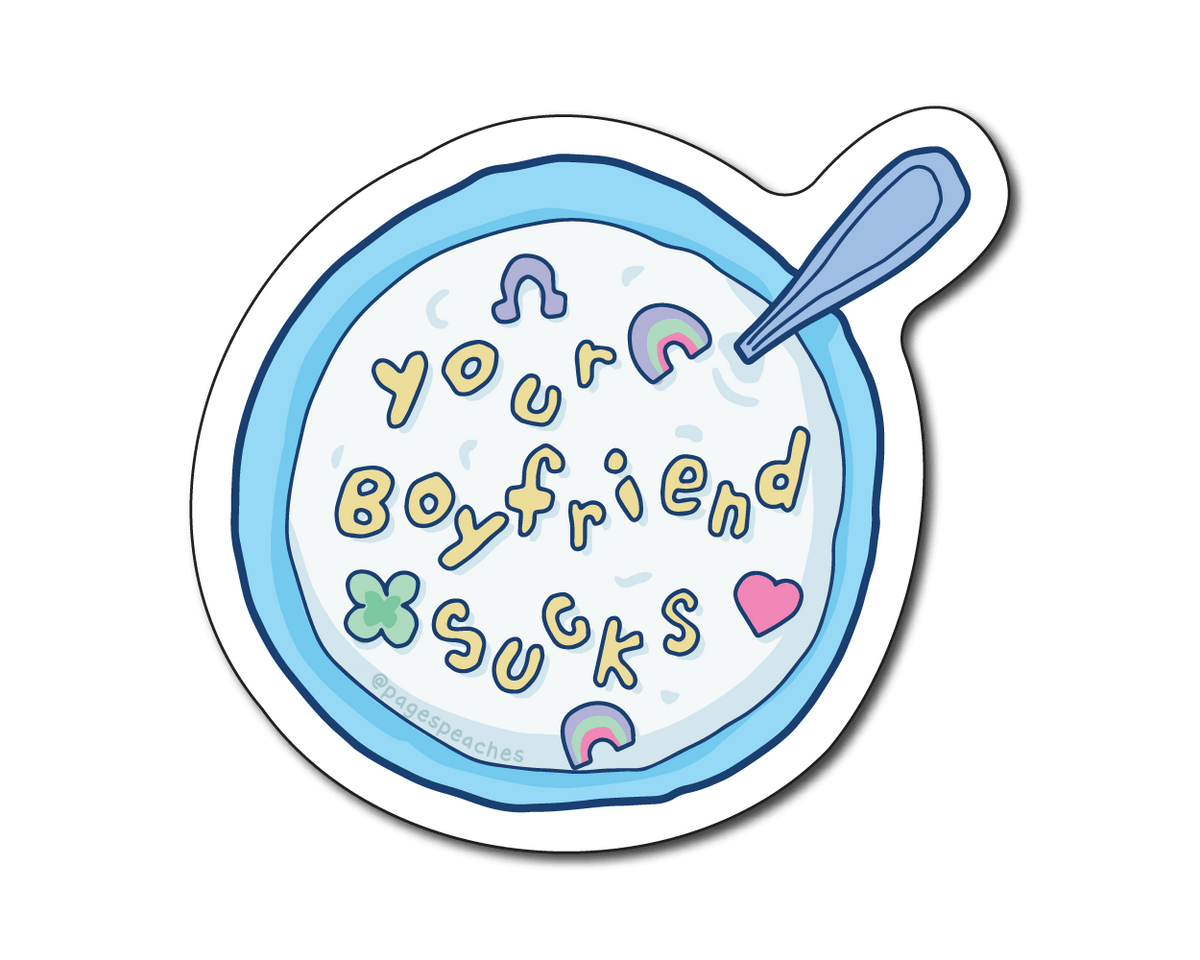 Mini Ur BF Sucks Sticker