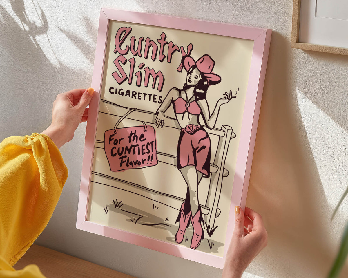 Cuntry Slims Art Print