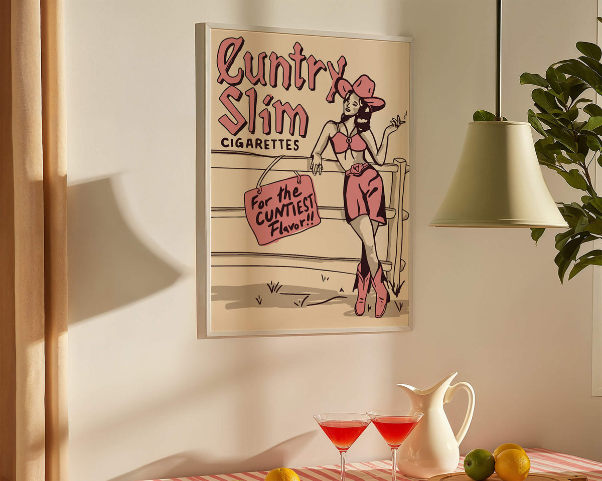 Cuntry Slims Art Print