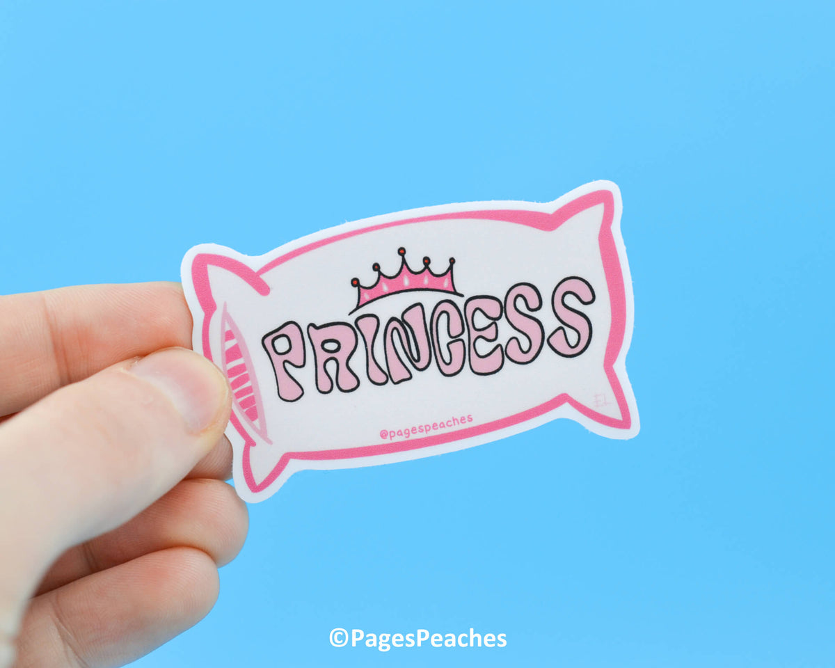 Large Pillow Princess Sticker