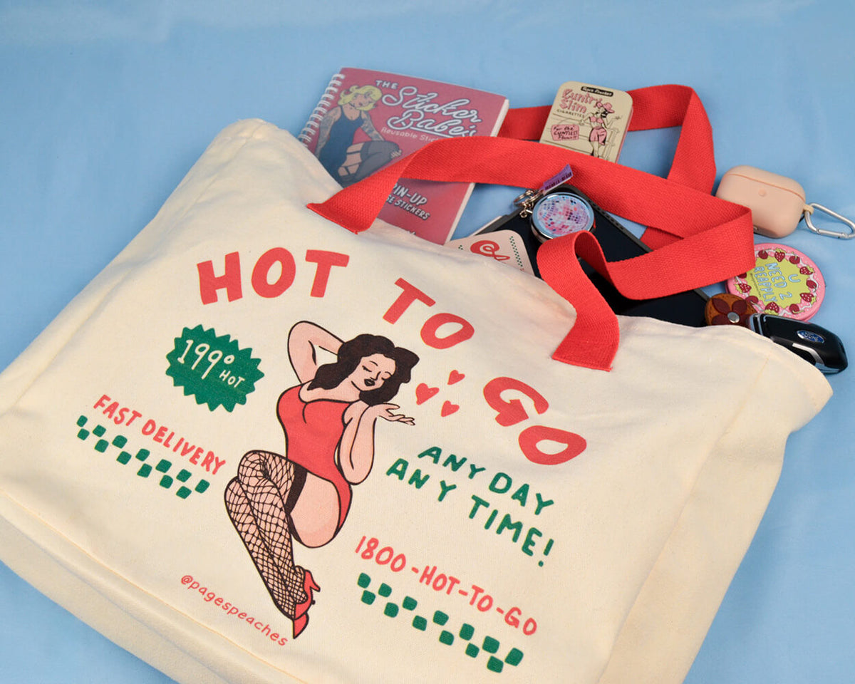 Hot To Go Tote Bag