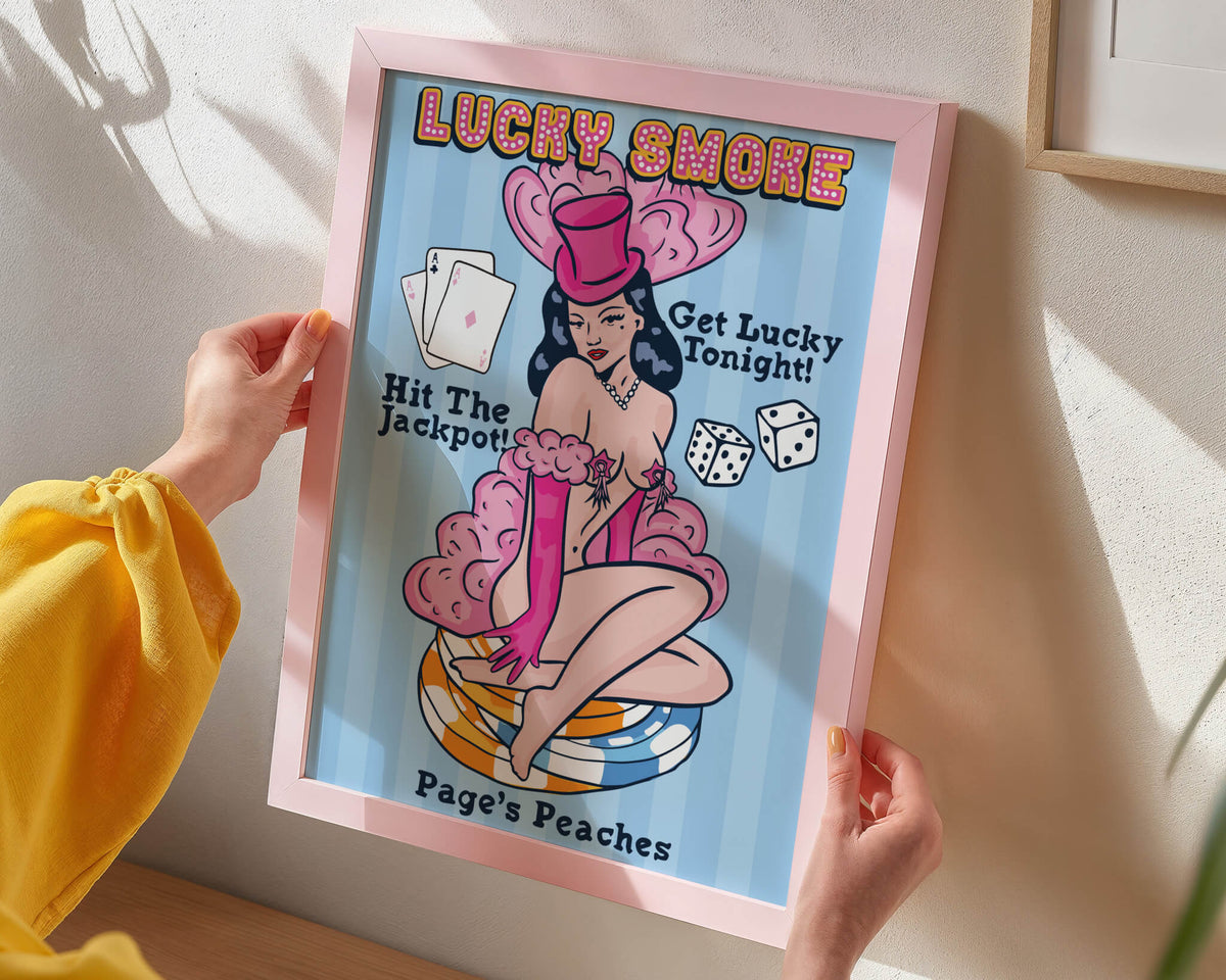 Lucky Smoke Print