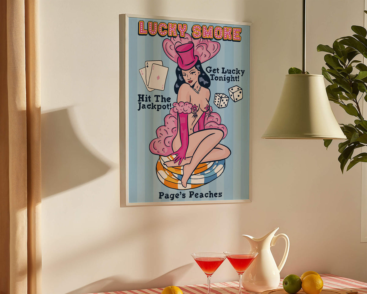 Lucky Smoke Print