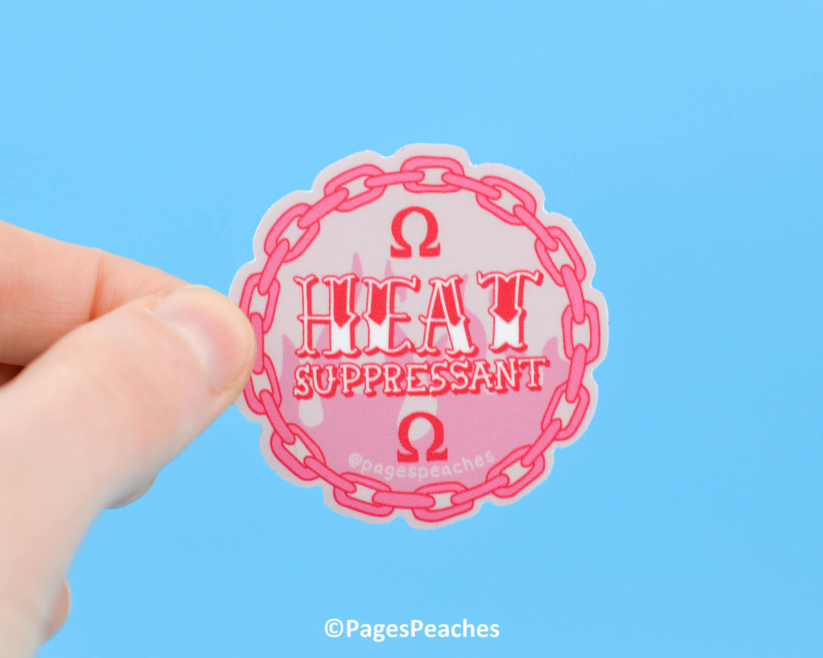 Large Heat Suppressant Sticker