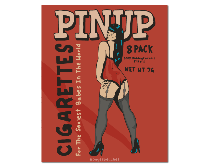 Pinup Cigarettes Print