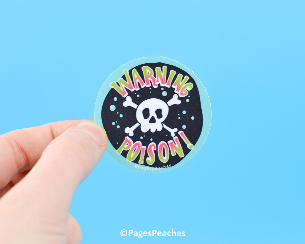 Large Poison Sticker