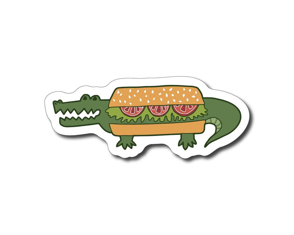 Baby Coffee Gator Sticker for Sale by pocajohantas